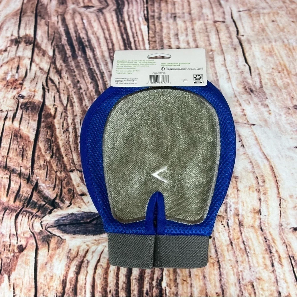 Pet Grooming Glove Brush Deshedding Tool Double Sided NEW Set of 3